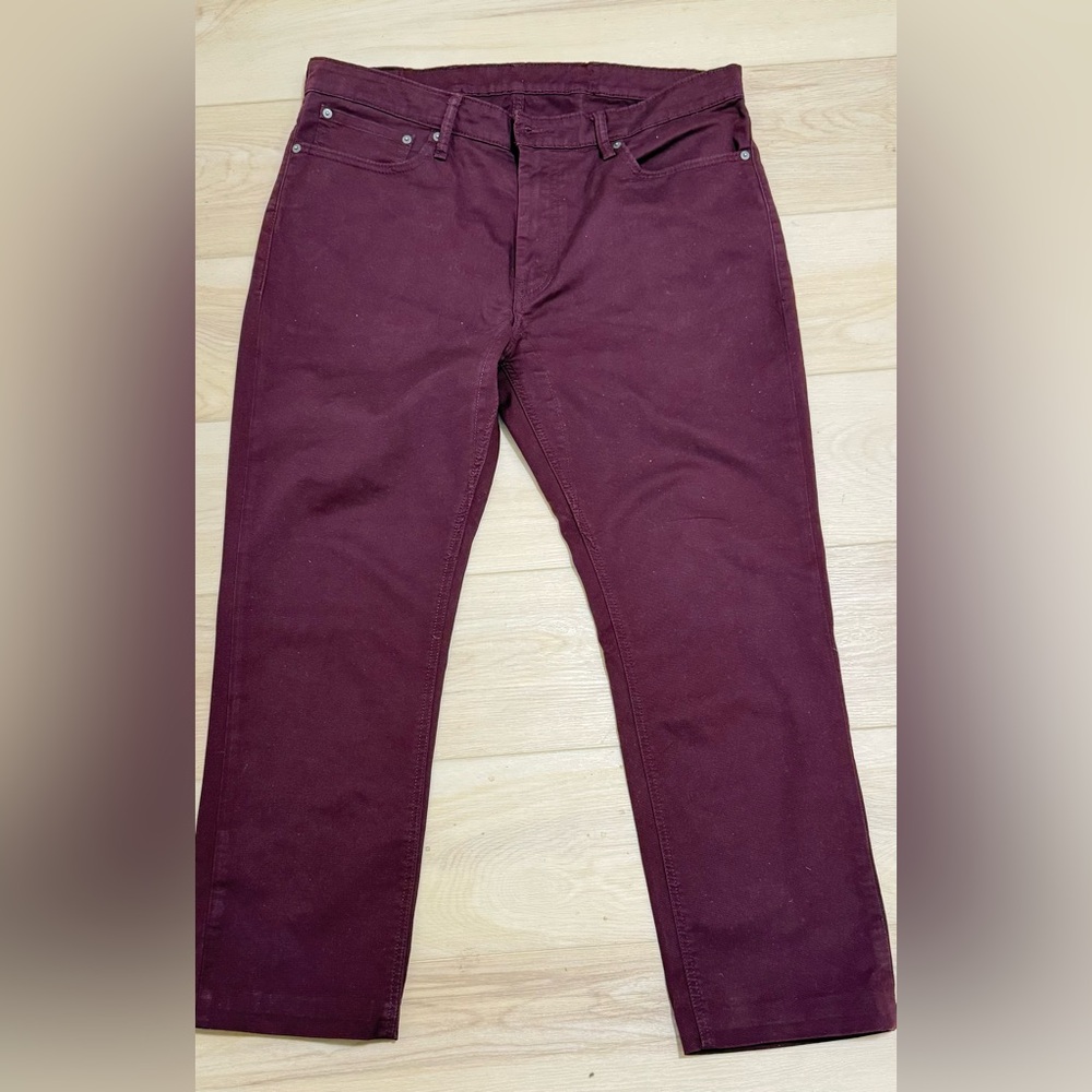 Levi's 511 Jeans, Burgundy, Men’s 38x32
